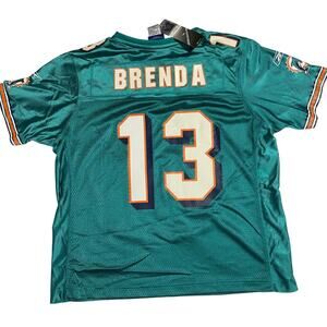 NWT Reebok Custom Jersey “Brenda” – On‑Field Miami Dolphins – Size L